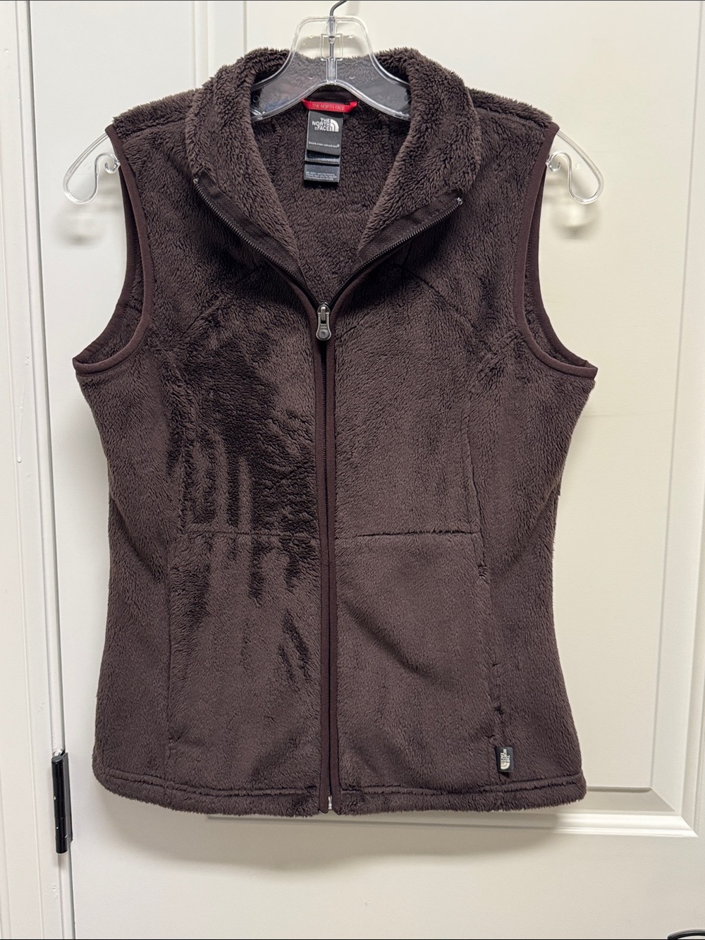 The North Face Women's Dark Brown Plush Fleece Vest